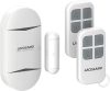 LACORAMO Door Sensor Alarm – 130dB Vezeték Nélküli Ajtó- és Ablakriasztó 2 Távirányítóval - kulcskarika hiányzik