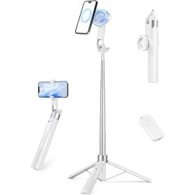   Victiv Strong Magnetic iPhone Tripod – 178 cm MagSafe Telefon Állvány és Selfie Stick - felbontott