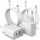 ROMITAZ 20W USB-C Gyors Töltő Adapter – Dual Port Hálózati Töltő (2 db-os csomag, felbontott, csomagolássérült)