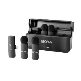   BOYA BY-V4D 4 Csatornás Vezeték Nélküli Mikrofon Szett (felbontott, tesztelt)