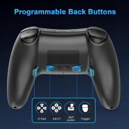 DYONDER Vezeték Nélküli Kontroller Switch / PC / Mobil Eszközökhöz – RGB Hall Joystickkal - felbontott
