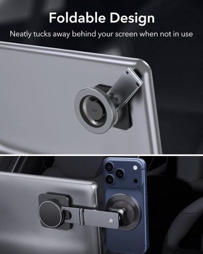 ESR MagSafe Autós Telefontartó – Mágneses Dashboard és Tesla Kijelző Tartó - felbontott