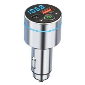   Bluetooth autós töltő és FM transmitter - Quick Charge 3.0, Usb-C 30W