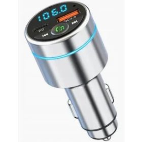   Bluetooth autós töltő és FM transmitter - Quick Charge 3.0, Usb-C 30W töltő