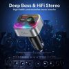 Syncwire Bluetooth 5.4 FM Transmitter Car Adapter 54W – PD 36W + QC3.0 18W Autós Töltő és Kihangosító - felbontott